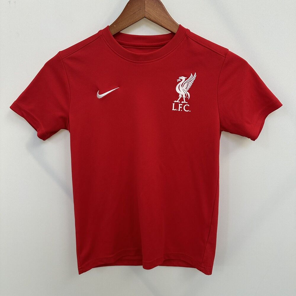 James Norris Liverpool Soccer Football Nike Training Shirt Youth Size Medium Red